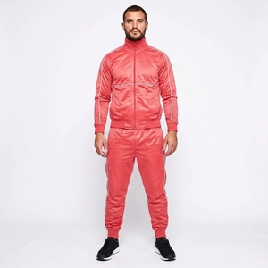 Ensemble de survêtement décontracté pour homme : veste zippée intégrale et pantalon de jogging assorti avec détails passepoilés - Product Image 3