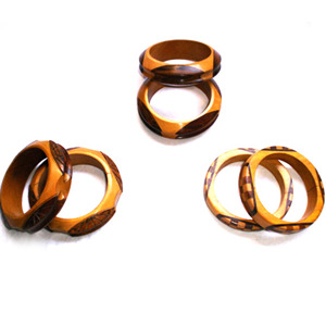 High Quality Wooden Bangles Luxury Wooden Bangles for Women Affordable Wooden Bangles Wholesale Fashionable Wooden Bangles Set - Product Image 2