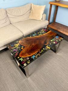 Bouquet de fleurs pressées réelles en résine florale, fait main et personnalisé - Product Image 4