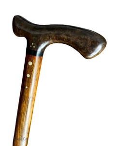 Standard International-Canne en bois réglable à prix artisanal avec nœuds multiples, bâton de marche en bois solide pour les aînés - Product Image 1