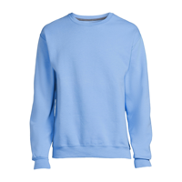 Sweatshirt Pria Warna Solid Terlaris Desain Kustom Nyaman Bahan Katun Warna Biru Langit Untuk Pria