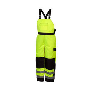 Pantalones de trabajo profesionales con peto, construcción reforzada en las rodillas, pantalones con peto para trabajadores, pantalones de seguridad con múltiples bolsillos. - Product Image 1