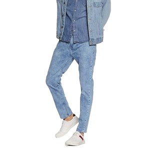 Pantalones Vaqueros de Mezclilla Ligera de Último Diseño con Corte Recto y Estilo Moderno para Hombre, Logotipo Personalizado, Gráficos Avanzados, Ropa Urbana Informal de Punto - Product Image 5