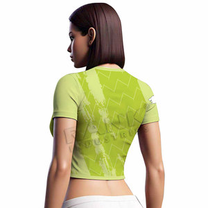 Camisetas cortas de alta calidad para mujer, las más vendidas, ropa de moda, camisetas cortas cómodas para mujer a bajo precio - Product Image 2