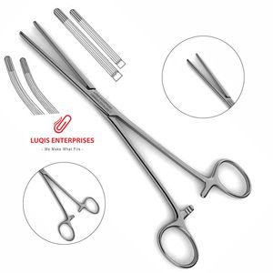 Rochester Ochsner Forceps 1x2 <b>Teeth</b> Surgical Instrument Stainless Steel Hemostatic Clamp Precision Medical <b>Tool</b> - Product Image 1
