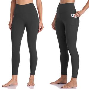 Leggings Deportivos de Cintura Alta para Mujer, con Bolsillos, Diseño de Parches, Pantalones de Yoga, Efecto Push-Up, para Entrenamiento, Fitness y Deportes - Product Image 3