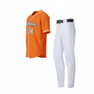 OEM Custom Baseball Jersey Uniform Set | Breathable Printed Baseball Shirts Pants | Unisex Softball Team Sportswear Wholesale - Product Image 2
