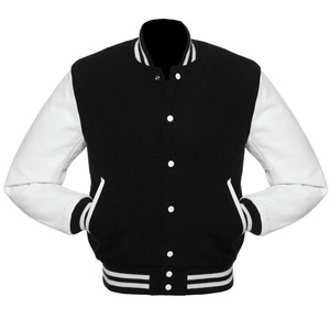 Chaqueta Varsity de Invierno para Hombre, de Alta Calidad, Personalizada, Talla Grande, Doble Botonadura, 100% Lana de Oveja - Product Image 1