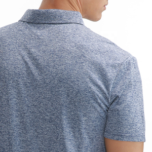 Wholesale Gym Golf Premium Quality Knitted Casual Polos Customized Quick Dry Breathable Short Sleeve Three Button Collar Muscle - Product Image 4