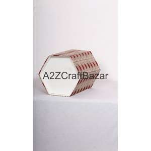 Nouvelle poubelle hexagonale pliable en carton de coton au design tendance, élégante, à ouverture supérieure, taille personnalisée, pour déchets de rue - Product Image 6