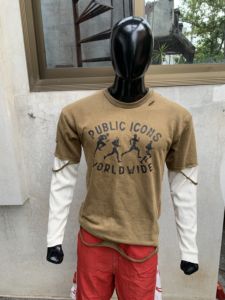 เสื้อยืดคอกลมแขนยาวทรงปกติ ผ้าคอตตอน 100% น้ำหนัก 320 กรัม พิมพ์ลายโลโก้ด้านหน้าตามสั่ง คุณภาพสูงสำหรับผู้ชาย - Product Image 2