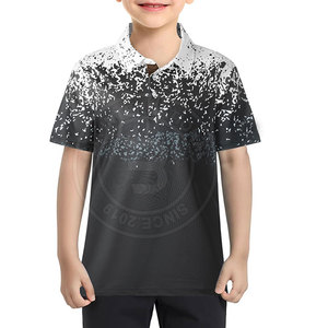Polos de golf pour jeunes, vêtements de sport professionnels, conçus avec un tissu performant et durable et un design moderne. - Product Image 3