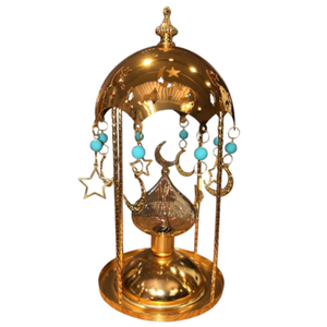 Adorno Musulmán para Decoración de Mesa en Fiestas Islámicas, Nuevo y Elegante Adorno Islámico de Hierro para el Hogar con Diseño de Luna y Estrella para el Ramadán - Product Image 6