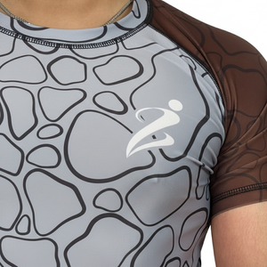 Maillot de surf personnalisé à manches courtes pour homme et femme, protection solaire, avec logo de marque sur mesure - Product Image 5