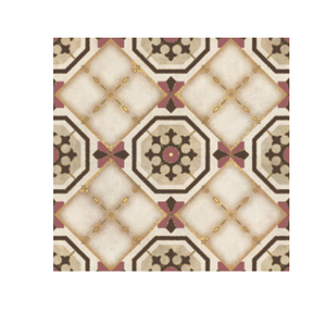 Carreaux en ciment pleine masse marocains faits main, design traditionnel en encaustique, 200x200mm, pour sol/mur, intérieur/hôtel - Product Image 3