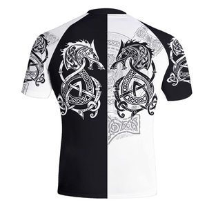 เสื้อแรชการ์ด OEM ขายส่ง แบบกำหนดเองได้ สำหรับทุกเพศ ป้องกันรังสียูวี UPF 50  ระบายอากาศ ป้องกันกลิ่น ทรงเข้ารูป ผลิตจากโพลีเอสเตอร์ ผลิตจากโรงงาน ขายส่ง OEM - Product Image 4