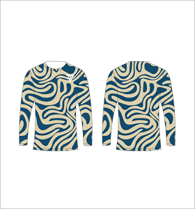 Men Cream <b>White</b> Black Camouflage Long Sleeve T Shirt Abstract Marble Pattern Crewneck <b>Tee</b> Casual Streetwear Tops Gym Training - Product Image 5