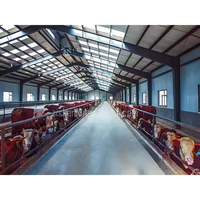 QCF017 Gallinero/Corral para Aves de Corral/Establo para Vacas/Corral para Ovejas de Estructura de Acero Prefabricada, Económico y de Fácil Instalación, Personalizable Según Se Solicite