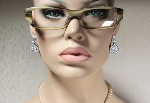 Nuevas Monturas de Gafas de Sol Cuadradas Modernas y Rústicas Hechas a Mano con Cuerno de Búfalo Natural y Ecológico de ILAHI, Modelo Love Angel Christmas Uttar - Product Image 5