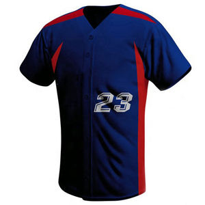 Uniforme de Béisbol de Manga Corta Transpirable a Bajo Precio, Alta Calidad, 100% Poliéster, Impresión Digital, Nombre del Equipo Personalizado, Deportes - Product Image 4