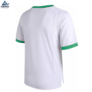 Nueva llegada, fácil de usar, cómoda, moderna, de la mejor calidad, en color blanco y verde, ropa deportiva para equipos, camiseta de fútbol americano. - Product Image 2