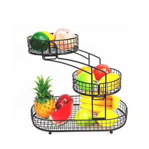 Corbeille à fruits antique en métal, pouvant servir de centre de table décoratif pour les occasions spéciales, fabriquée de manière incroyablement artisanale par ARTISTIQUE. - Product Image 4