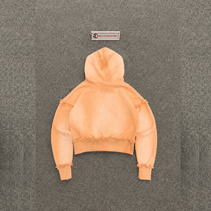 Sudadera con capucha oversize con estampado de arte gráfico de melocotón, estilo urbano, de algodón, de felpa francesa, con estampado frontal, estilo urbano, lavado. - Product Image 6