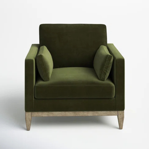 Juego de sofá de sillón minimalista de lujo con base de madera para el hogar, oficina, comedor y sala de estar para decoración del hogar - Product Image 1