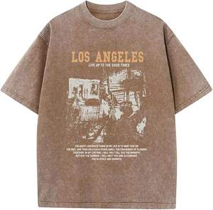 Camiseta de algodón lisa para hombre, uso diario, impresión personalizada, calidad premium, proveedor mayorista 2026 - Product Image 1