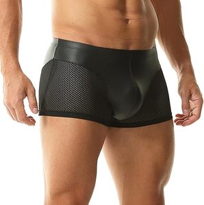 Shorts en cuir véritable pour hommes, meilleurs shorts en cuir pour hommes, personnalisez votre propre logo, shorts en cuir pour hommes - Product Image 3