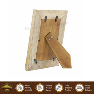Good Quality Modern Design <b>Wall</b> Decorative Handmade White Wash Color Solid Mango Wood Photo <b>Frame</b> for Genuine Buyers - Product Image 6