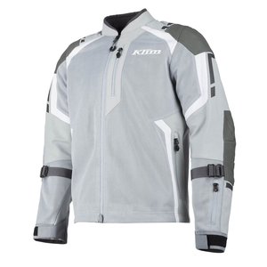 Blouson de moto Induction Pro pour homme, manches longues, respirant, imperméable, 220g, gris et blanc, color-block, toutes saisons - Product Image 3