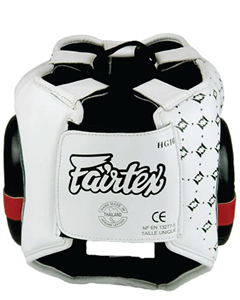 Fairtex Boxing <b>Head</b> Guard White Leather Protective Sports Helmet Unisex Adult Kickboxing Muay Thai <b>Head</b> Protection <b>Head</b> Gears - Product Image 4