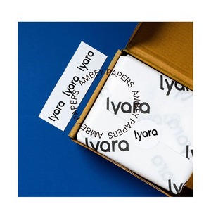 Rollo de Papel de Seda Impreso Personalizado, Reciclable e Impermeable, de Origen India, para Envolver Cajas de Regalo de Lujo - Product Image 1