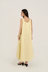 เดรสลำลองผ้าฝ้าย 100% ย้อมสีเส้นด้ายแบบใหม่ ทรงตรง แขนยาวปานกลาง เอวเข้ารูป ระบายอากาศได้ดี ลายทาง เหมาะสำหรับฤดูร้อน ผ่านกระบวนการซักเอนไซม์แล้ว - Product Image 3