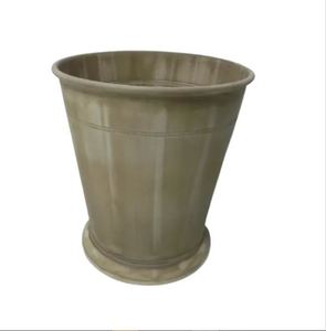 Seau à glace rond en aluminium, style moderne, pour vin et boissons, fait main, personnalisé - Product Image 1