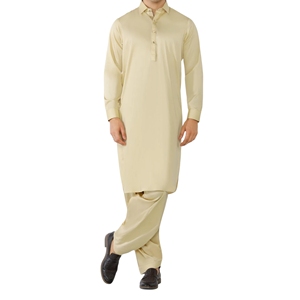 High Quality Latest Design Islamic Afghani Men Shalwar Kameez With Pockets Low MOQ <b>Top</b> Selling Men Salwar Kameez Regular Fit - Product Image 1