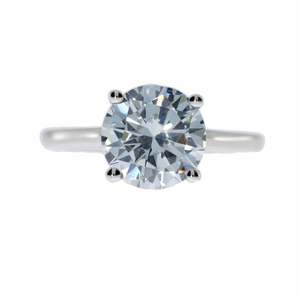 1.50 CT IGI Certified Lab Grown <b>Diamond</b> <b>Ring</b> 18K Gold Plated Women | Luxury Engagement <b>Ring</b> | Bridal Jewelry Brilliant Cut - Product Image 4
