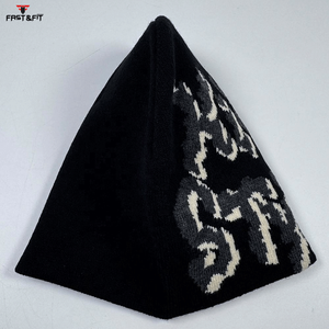 New Design High Quality Breathable Waterproof Cotton <b>Fleece</b> Knitted <b>Beanies</b> Caps Winter <b>Beanie</b> Hats Unisex 3D Embroidery - Product Image 3