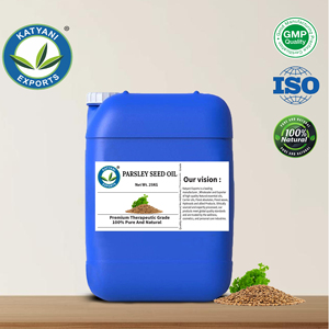 Huile essentielle de persil de qualité supérieure (Petroselinum sativum) distillée à la vapeur, huile pour formule cosmétique par Katyani Exports - Product Image 4