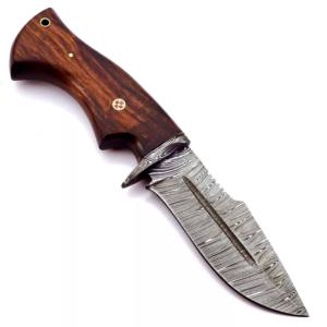 Cuchillo Multifuncional de Acero de Damasco Hecho a Mano de 10 Pulgadas, de Grado Industrial, con Punta de Clip, Económico, de Bajo Precio, OEM/ODM, en Tendencia y de Gran Venta - Product Image 5