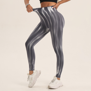 Women's Mid-Waisted Leggings Soft Slim <b>Tummy</b> <b>Control</b> Quick Dry Spandex/Polyester Summer Eco-Friendly Fitness Yoga Running - Product Image 6