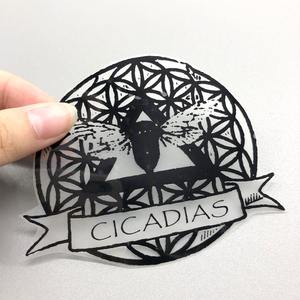 Etiqueta Autoadhesiva Ecológica sin Etiquetas, con Logotipo de Marca Personalizado, Cortada con Láser, de PET, para Transferencia de Calor, Impresión de Etiquetas para Ropa - Product Image 2