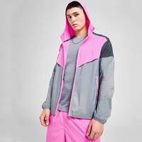 Survêtement d'hiver personnalisable grande taille pour homme, coupe-vent en nylon mi-épais, écologique, style urbain, séchage rapide, résistant au vent