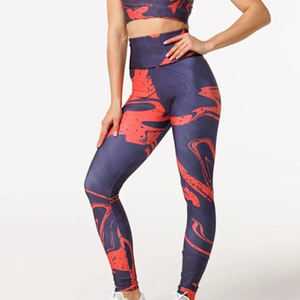 Pantalones de Yoga de Alta Calidad para Mujer, Leggings Casuales de Spandex con Estampado para Gimnasio, Fitness, Tallas Grandes, Ropa Deportiva de Verano - Product Image 2
