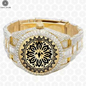 Reloj Mecánico Charm de Acero Inoxidable, Caja de 40 mm, Cristal Analógico, para Hombre, de Lujo, Estilo Vintage, Hip Hop, Resistente a Impactos, 10 Bar, Automático - Product Image 4