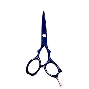 Ciseaux de coiffure professionnels en acier inoxydable 4Cr13 Tegra de 6 pouces pour droitiers, 28 dents, style logo personnalisé - Product Image 1