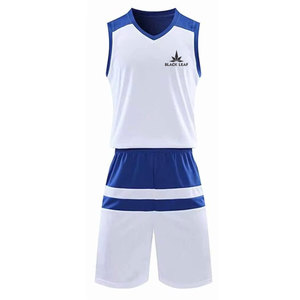 Uniforme de basket-ball pour hommes en polyester de couleur personnalisée, léger et respirant, vêtements de sport pour la vente en ligne - Product Image 1