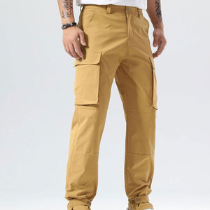 Pantalons cargo personnalisés avec logo pour homme, pantalons cargo décontractés multi-poches avec logo personnalisé - Product Image 2