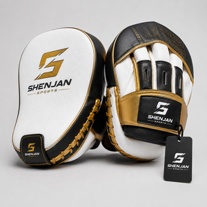 Comfortable Durable Custom Colors & Logos With <b>Cheap</b> Price High Quality OEM Customized MMA Focus <b>Pads</b> Leather Material - Product Image 1